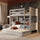 Grey Wooden Bunk Bed with Mattress Drawer – Scandi Children’s Room