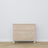 Oak chest of drawers 3S 105 Scandi oak bleached