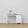 Wooden desk 3S Scandi white / natural oak