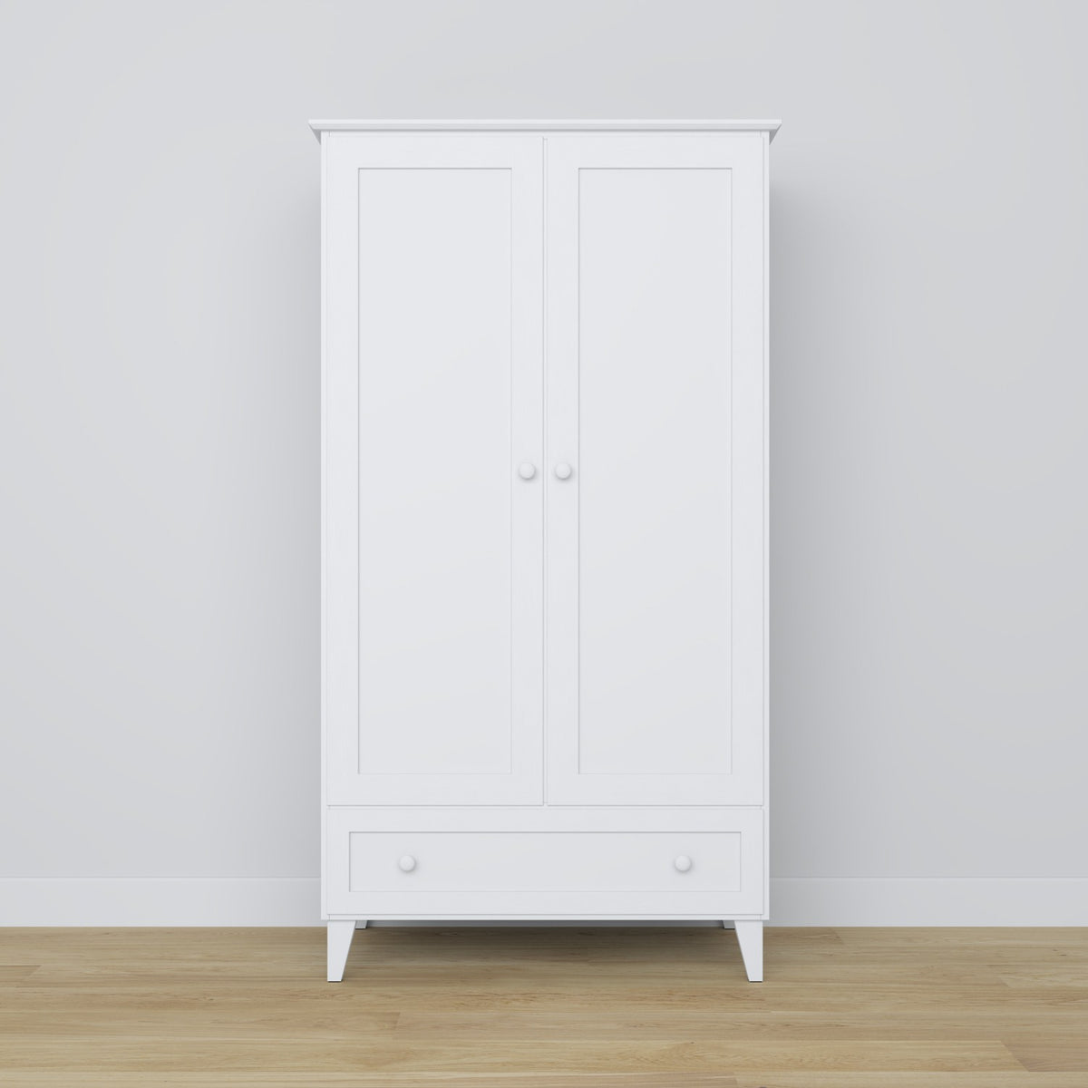 Wooden wardrobe 2D1S Scandi RAL/NCS