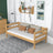 Łóżko sofa N01 sosna naturalna – dodatkowy widok, trwała jakość Nizio Home