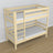 Clear Pine Wooden Bunk Bed – Close-up of Joints and Wood Details