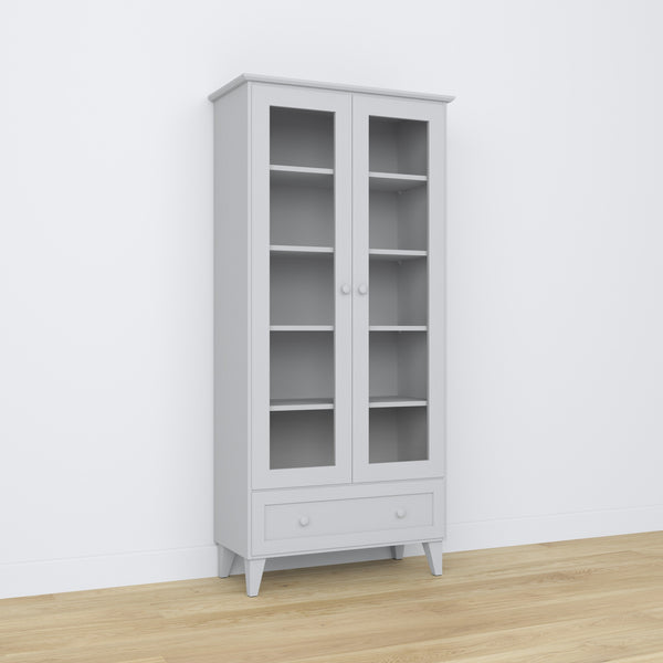 Wooden display cabinet 1S 90 Scandi grey