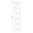 Wooden shelf N01 black / oak