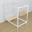 Bed white canopy bed – wooden details and joints, Nizio Home
