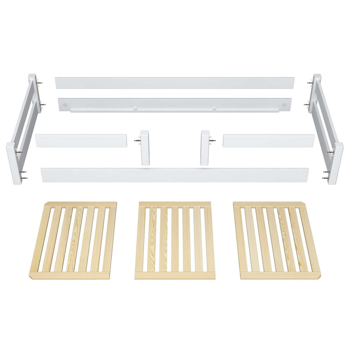 Oak low bed N01 oak natural