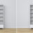 Wooden display cabinet 1S 57 Scandi white