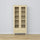 Pine display cabinet 1S 90 Scandi clear pine