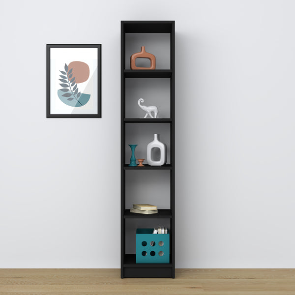 Wooden shelf N01 black
