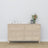 Chest of drawers 6S bleached oak wood – side view, depth and profile