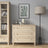 Oak chest of drawers 3S 105 Scandi oak bleached