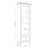 Wooden display cabinet 1S 57 Scandi white