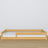 Wooden low bed N02 natural pine