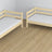 Clear Pine Wooden Bunk Bed – Dimensions and Diagram, Nizio