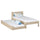 Oak bed with mattress drawer bleached oak – child’s room, scandi Nizio