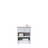 Wooden bedside table 1S N02 Scandi grey